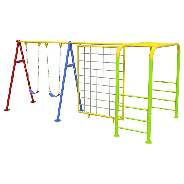 MYTS Monkey Climbing Hanging Bars And Swing Set - Laadlee