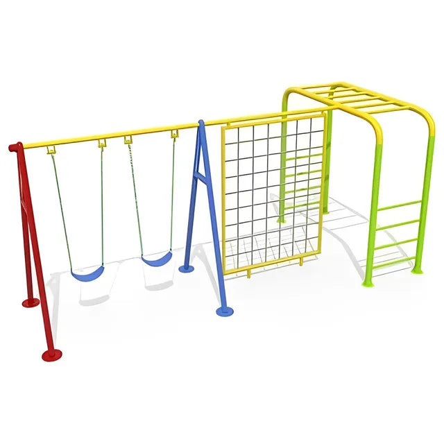MYTS Monkey Climbing Hanging Bars And Swing Set - Laadlee