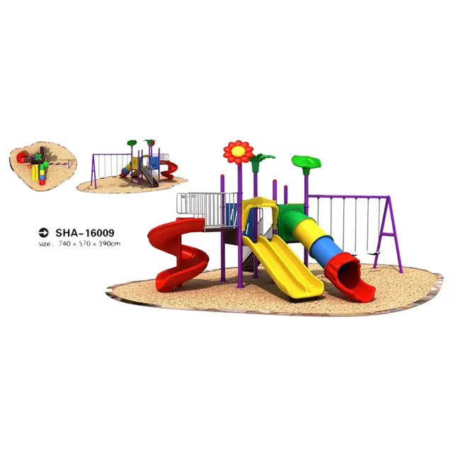 MYTS Mega Dual And Single Slides And Swings - Laadlee