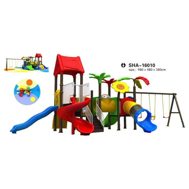 MYTS Mega Kids Playsets With Swings And Slide - Laadlee