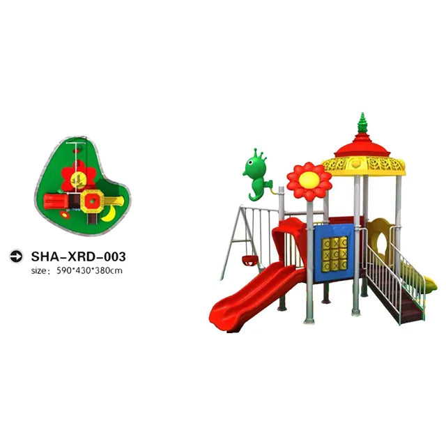 MYTS Adventure Zone Mega Play Centre With Swings And Slides For Kids