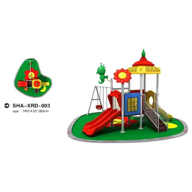 MYTS Adventure Zone Mega Play Centre With Swings And Slides For Kids - Laadlee