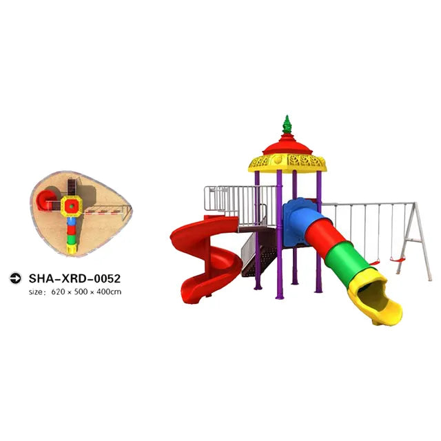 MYTS Mega Playcell With Swings And Wavy Slide For Kids - Laadlee