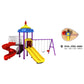 MYTS Mega Play Centre Adventure Kids Swings And Wavy Slide