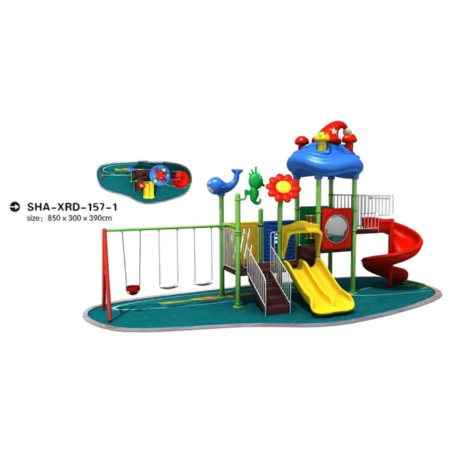 MYTS Playground Mega Slides And Swings - Laadlee