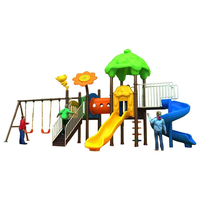 MYTS Peggy Fun Zone Swing, Slides, And Crawling Tube
