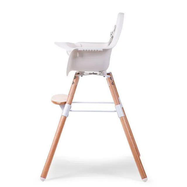 Childhome Evolu 2 Chair 2-in-1 With Bumper - Natural White