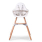 Childhome Evolu 2 Chair 2-in-1 With Bumper - Natural White