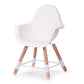 Childhome Evolu 2 Chair 2-in-1 With Bumper - Natural White