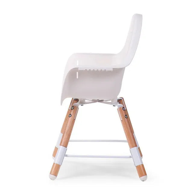 Childhome Evolu 2 Chair 2-in-1 With Bumper - Natural White