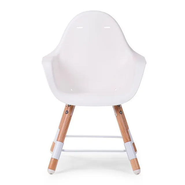 Childhome Evolu 2 Chair 2-in-1 With Bumper - Natural White