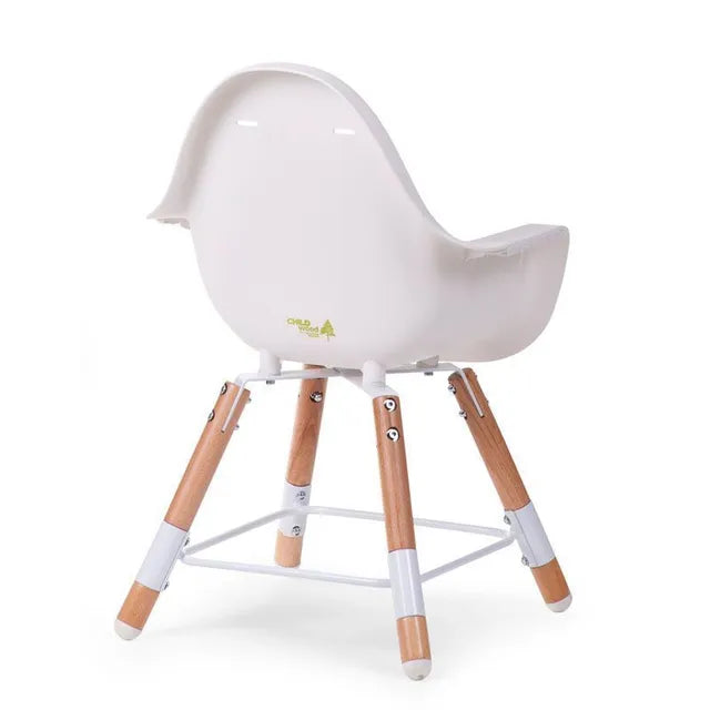 Childhome Evolu 2 Chair 2-in-1 With Bumper - Natural White