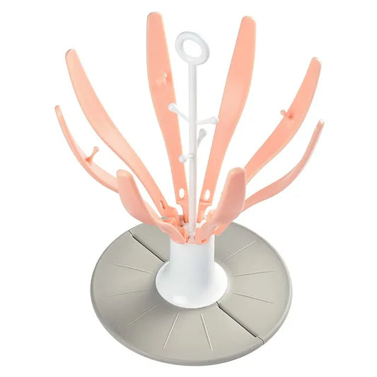 Beaba Flower Foldable Draining Rack - Pink