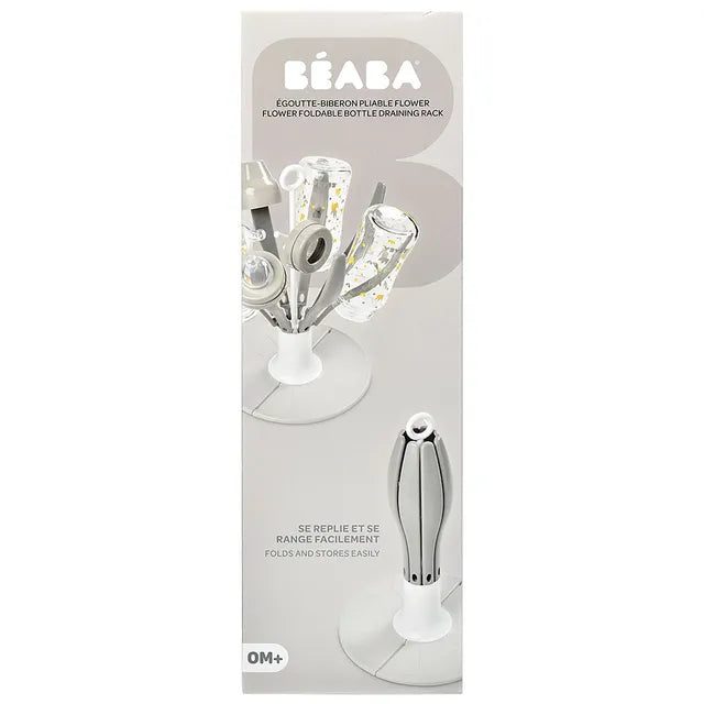 Beaba Flower Foldable Draining Rack - Grey