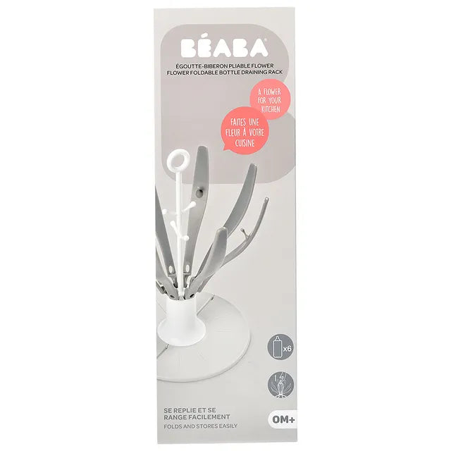 Beaba Flower Foldable Draining Rack - Grey