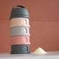 Beaba Milk Container - Mineral Grey & Pink