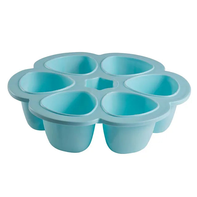 Beaba Silicone 6 x 150ml Multiportions - Windy Blue