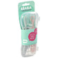 Beaba Silicone Spoon 1st Age Pack of 2 + Box - Old Pink