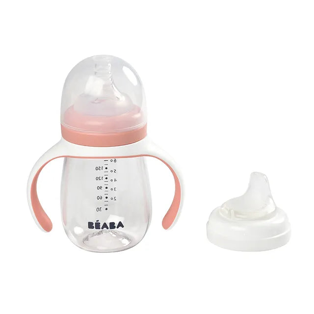 Beaba 2-in-1 Learning Cup - Old Pink