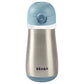 Beaba Stainless Steel Bottle 350ml + Handle - Windy Blue