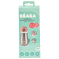 Beaba Stainless Steel Bottle 350ml + Handle - Old Pink