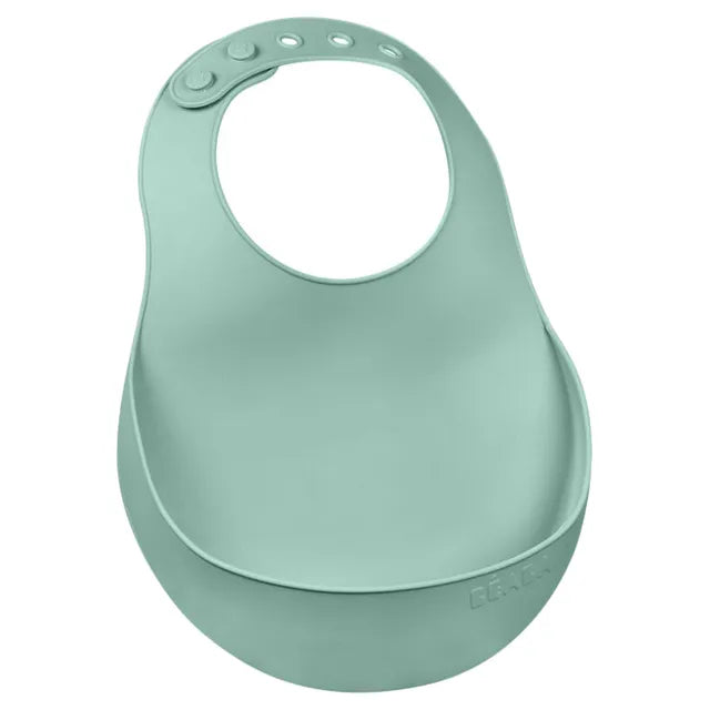 Beaba Silicone Bib - Sage Green