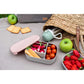 Beaba Stainless Steel Lunch Box - Velvet grey & Dusty rose