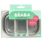 Beaba Stainless Steel Lunch Box - Velvet Grey & Sage Green