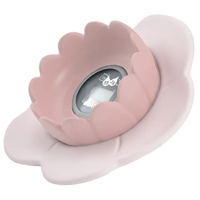 Beaba Lotus Multi-Functional Bath Thermometer - Pink