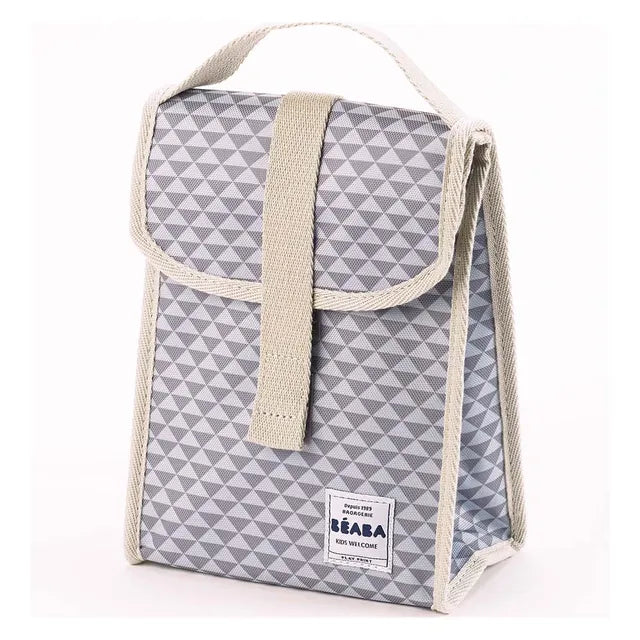 Beaba Geneva II Changing Bag - Play Print Grey & Coral