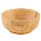 Citron Organic Bamboo Plate Suction + Spoon - Blush Pink