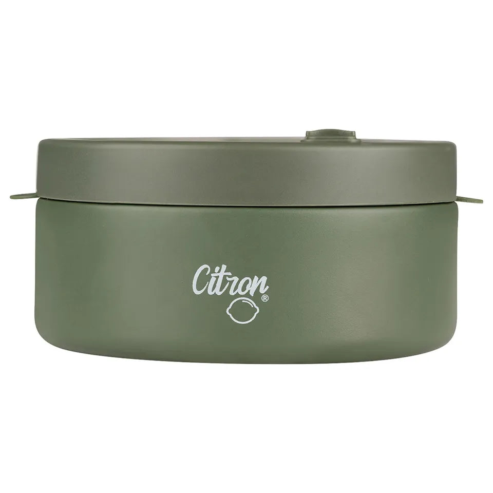 Citron SS Food Jar 400ml - Olive Green