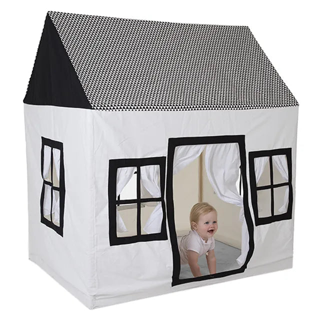 Childhome Cotton Big House - Black & White