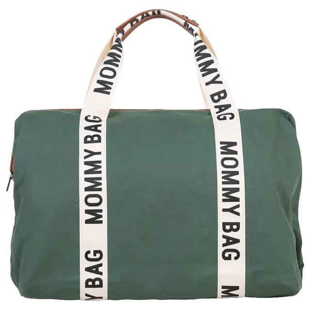 Childhome Mommy Bag Signature Canvas - Green