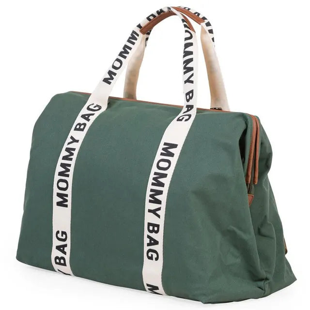 Childhome Mommy Bag Signature Canvas - Green