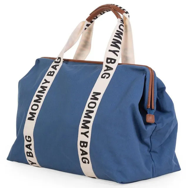 Childhome Mommy Bag Signature Canvas - Indigo