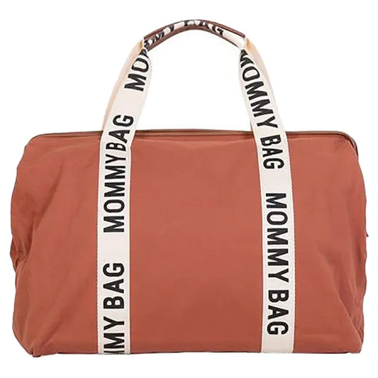 Childhome Mommy Bag Signature Canvas - Terracotta