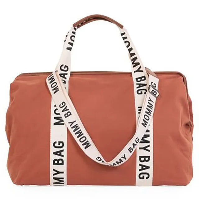 Childhome Mommy Bag Signature Canvas - Terracotta