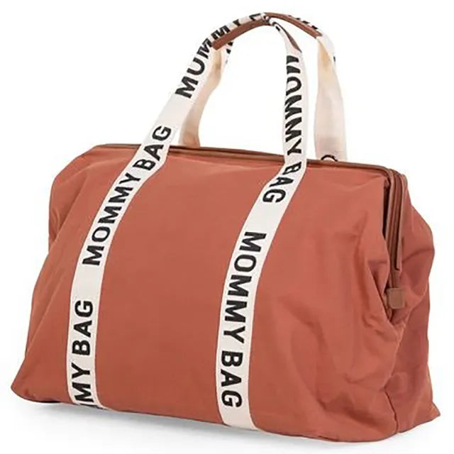 Childhome Mommy Bag Signature Canvas - Terracotta