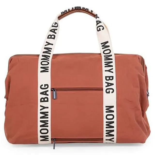 Childhome Mommy Bag Signature Canvas - Terracotta