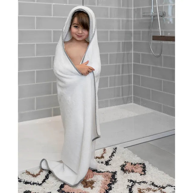 Doomoo Dry'N Play Bath Cape - White