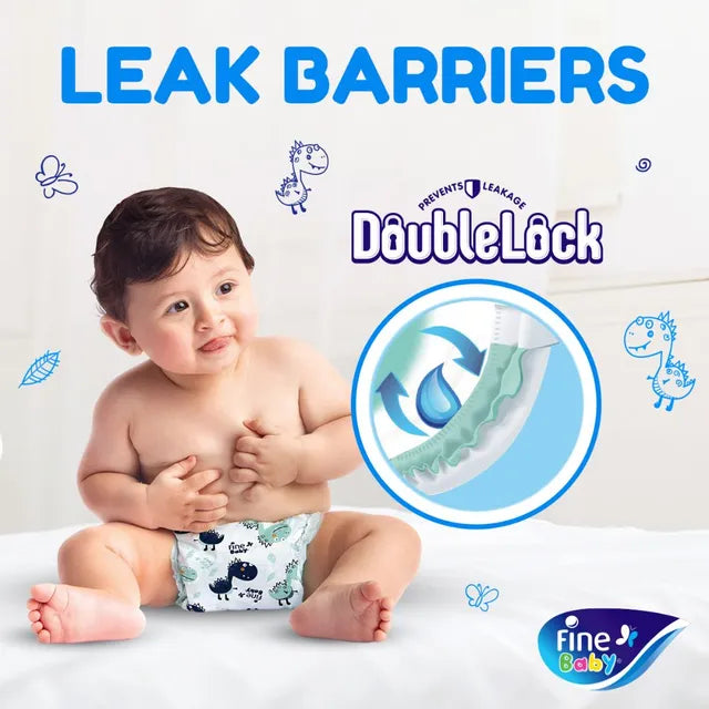 Fine Baby Diapers - Size 6 | Junior | 16+kg | 54pcs - Laadlee