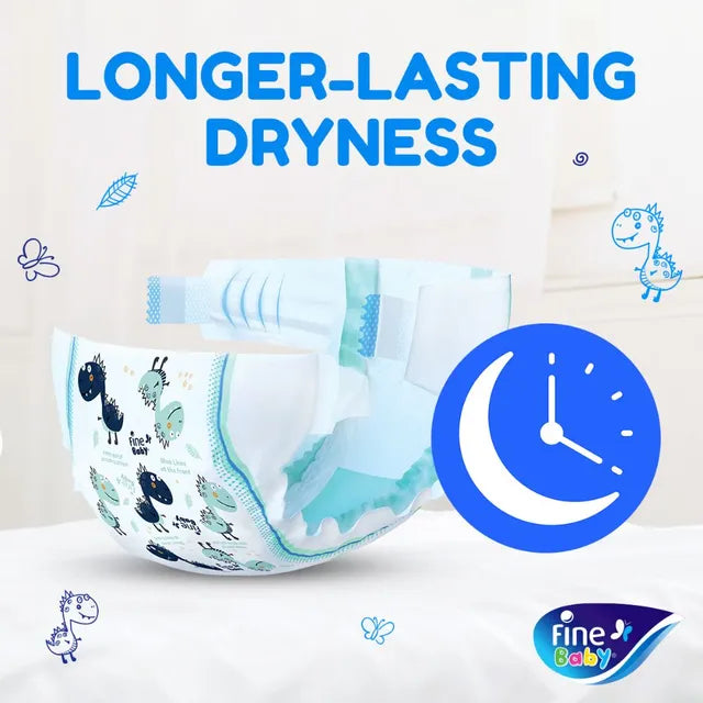 Fine Baby Diapers - Size 6 | Junior | 16+kg | 54pcs - Laadlee