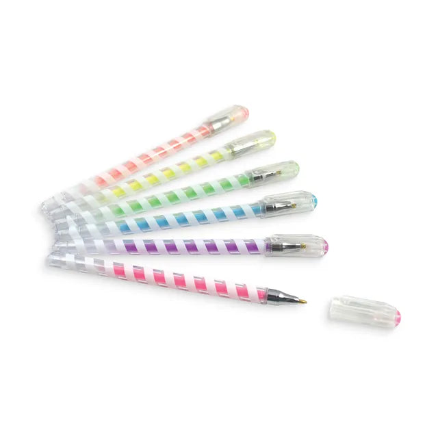 Ooly Totally Taffy Scented Colored Gel Pens - Pack of 6