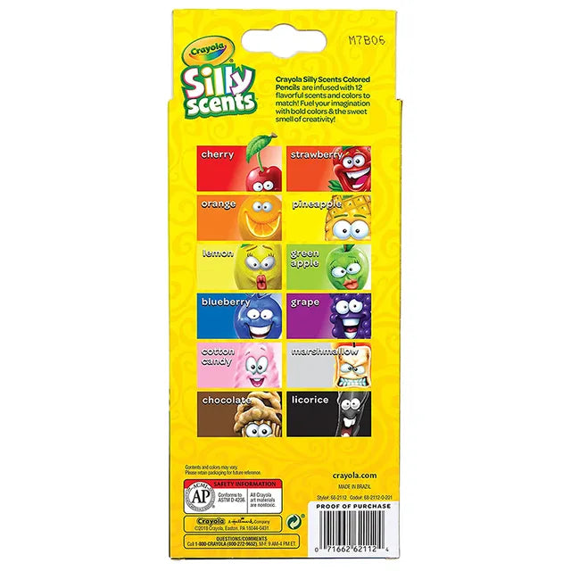 Crayola Silly Scents Colored Pencils - Pack of 12 - Laadlee