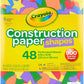 Crayola Construction Paper - 48 Sheets - Laadlee