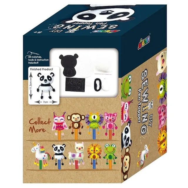 Avenir DIY Pen Topper Friend Sewing Kit - Panda - Laadlee