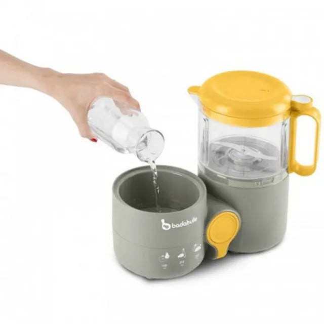 Badabulle 4 in 1 Easy Food Processor 1.3L - Grey - Laadlee
