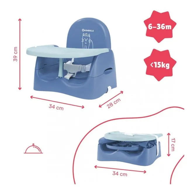 Badabulle Home & Go Booster Seat - Cats