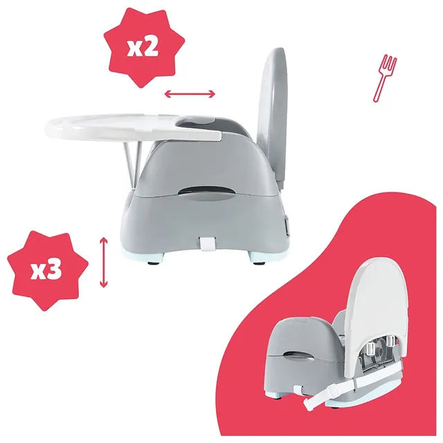 Badabulle Home & Go Booster Seat - Bears - Laadlee